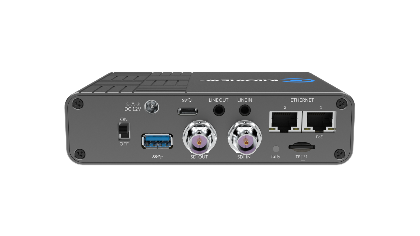 Kiloview N50 12G-SDI to NDI Bi-Directional Converter Rear