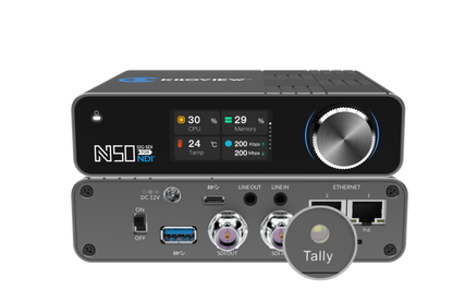 Kiloview N50 12G-SDI to NDI Bi-Directional Converter Front/Rear 