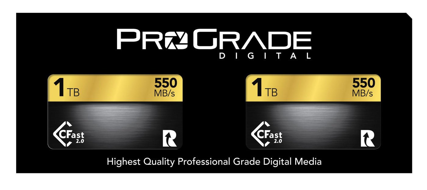 ProGrade Digital 1TB CFast 2.0 Memory Card, 2-Pack