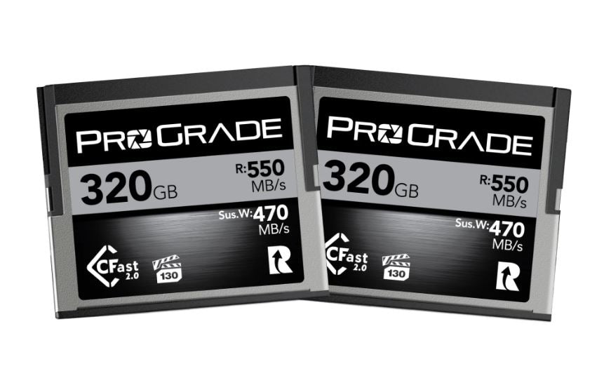 ProGrade Digital 320GB CFast 2.0 Memory Card, 2-Pack - Videoguys