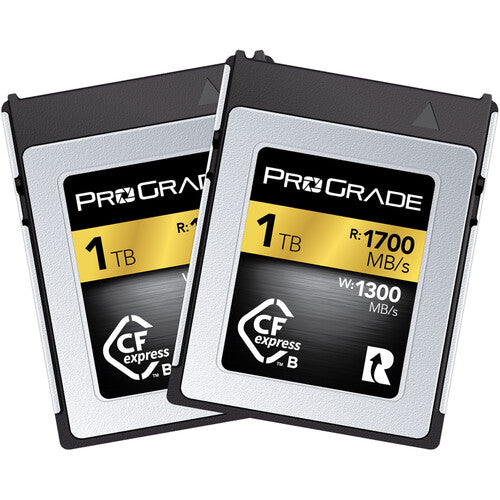 ProGrade Digital 1TB CFexpress 2.0 Memory Card, 2-Pack