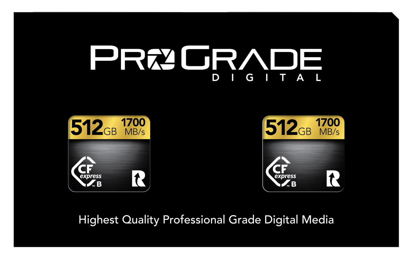 ProGrade Digital 512GB CFexpress 2.0 Memory Card, 2-Pack