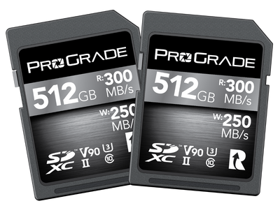 ProGrade Digital ProGrade Digital SDXC UHS-II V90 Memory Card (512GB), 2-Pack