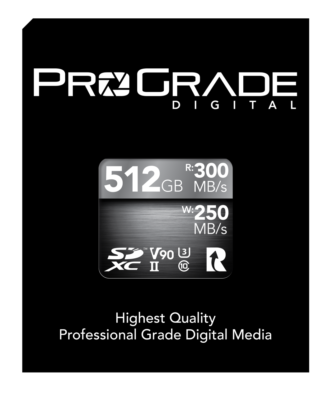 ProGrade Digital SDXC UHS-II V90 Memory Card (512GB) - Videoguys