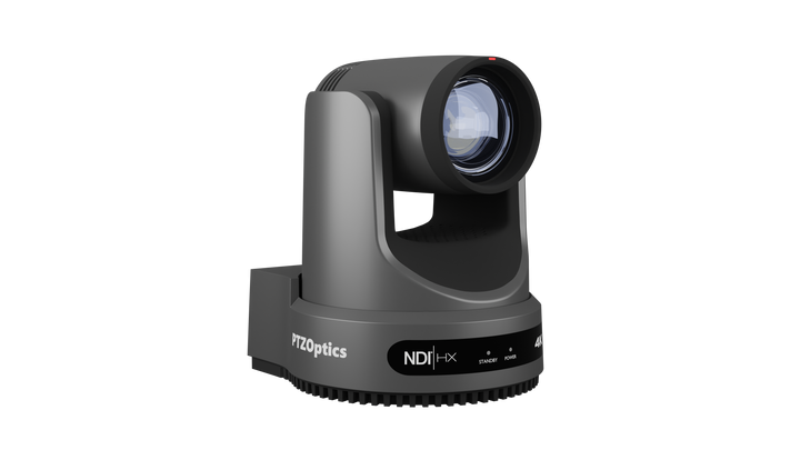 PTZOptics Move 4K 12X NDI|HX PTZ Camera - Gray