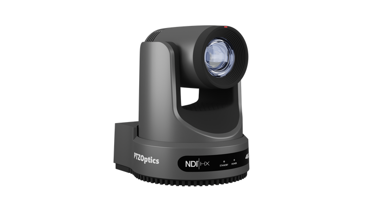 PTZOptics Move 4K 20X NDI|HX PTZ Camera - Gray