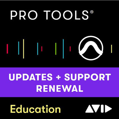 Avid ProTools 1-Year Software Updates and Support Plan RENEWAL (Academic)