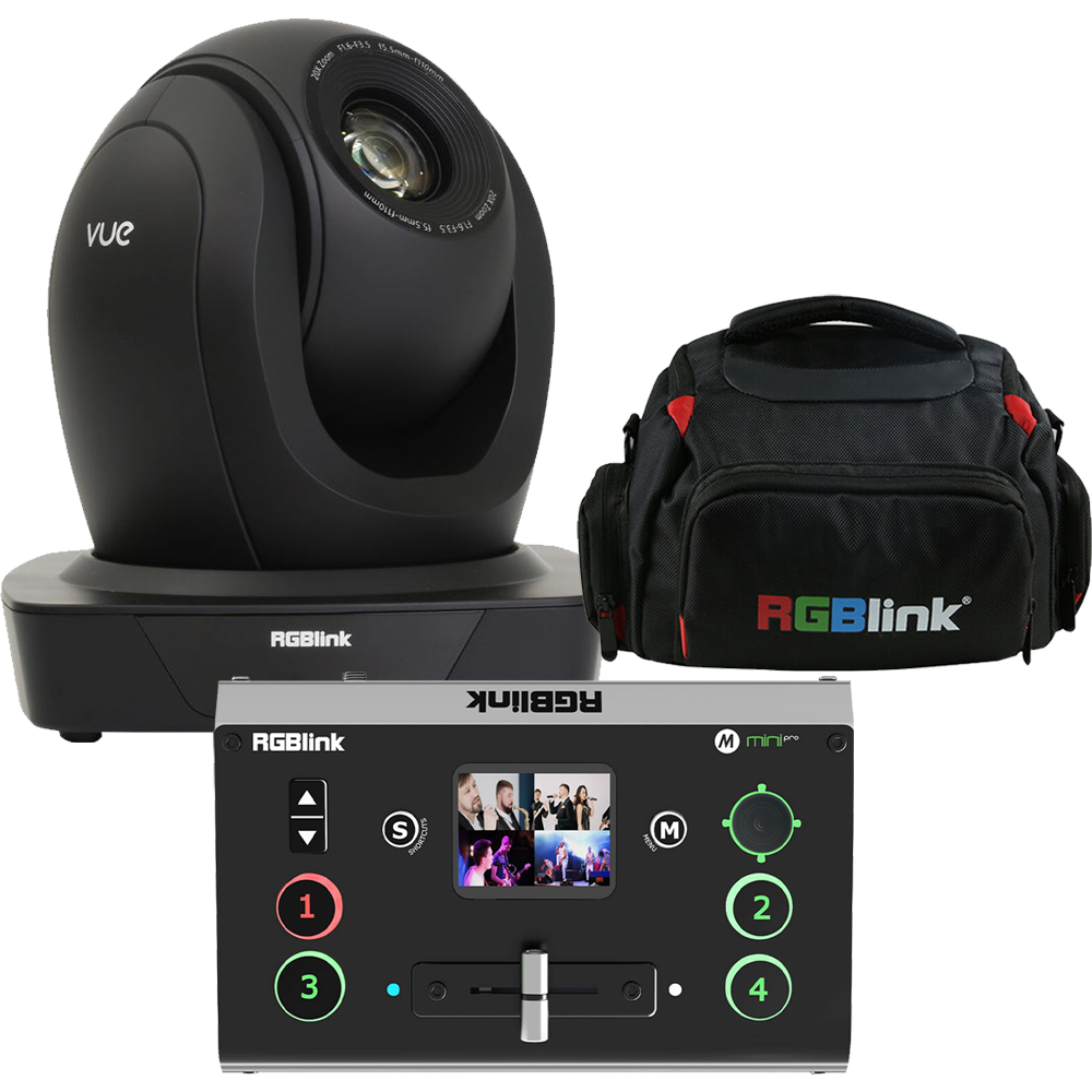 RGBlink PTZ VUE 20x PTZ Camera with the mini-pro