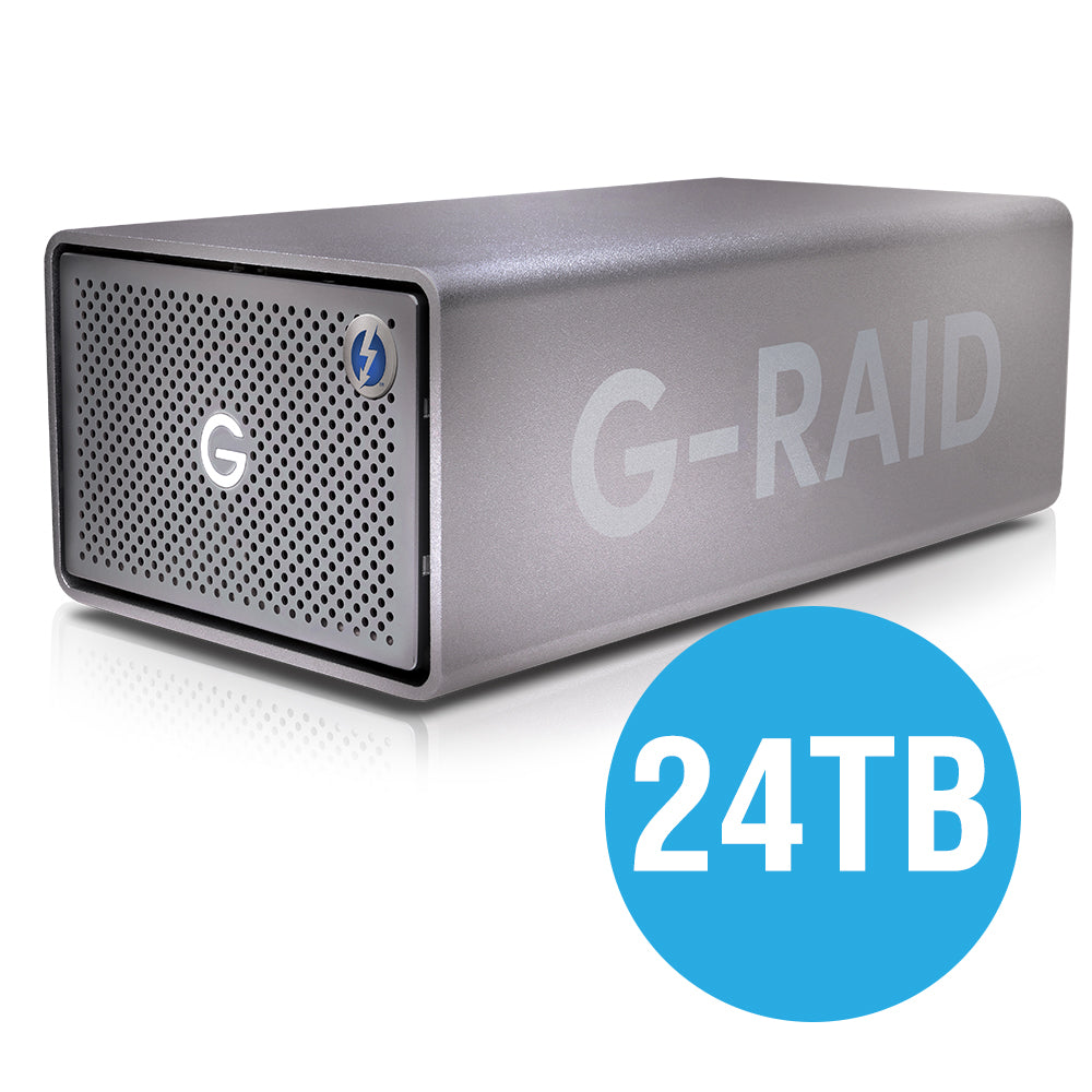 Western Digital G-RAID 2 Space Grey 24TB