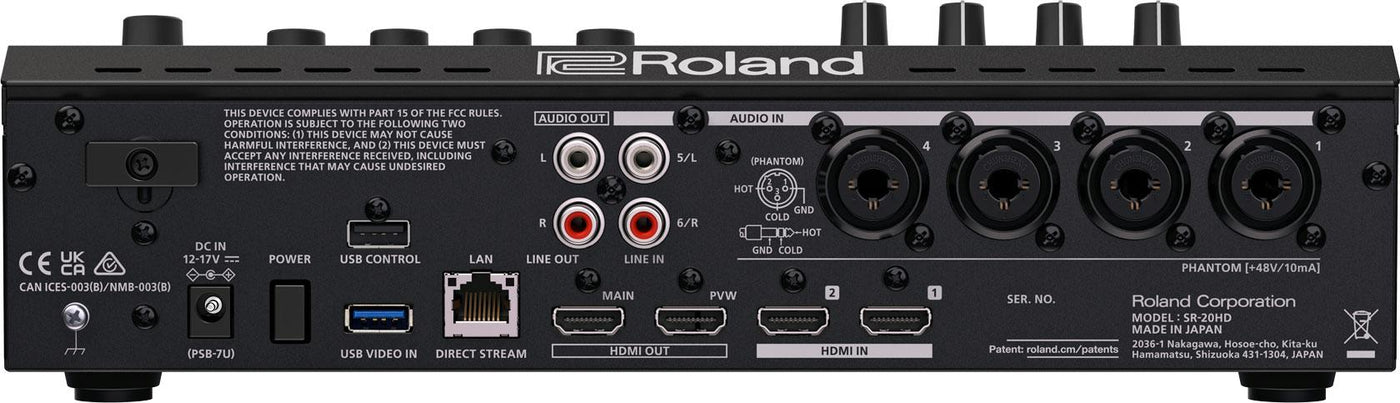Roland SR-20HD Pro A/V Direct Streaming AV Mixer
