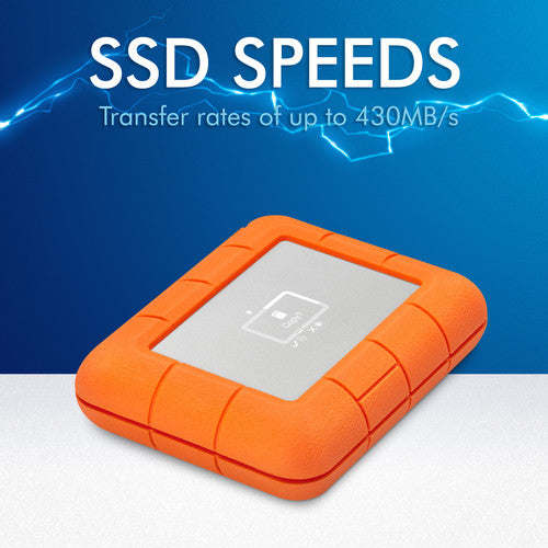 LaCie Rugged Boss 1TB USB 3.1 Type-C External SSD