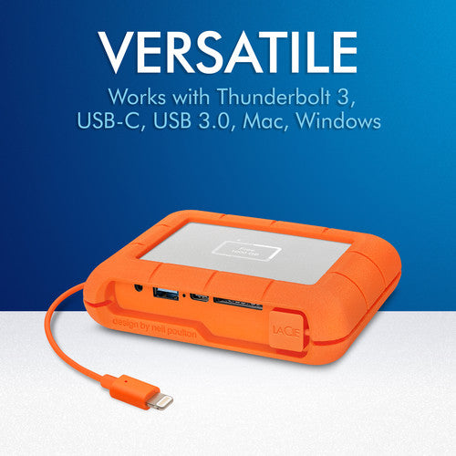 LaCie Rugged Boss 1TB USB 3.1 Type-C External SSD