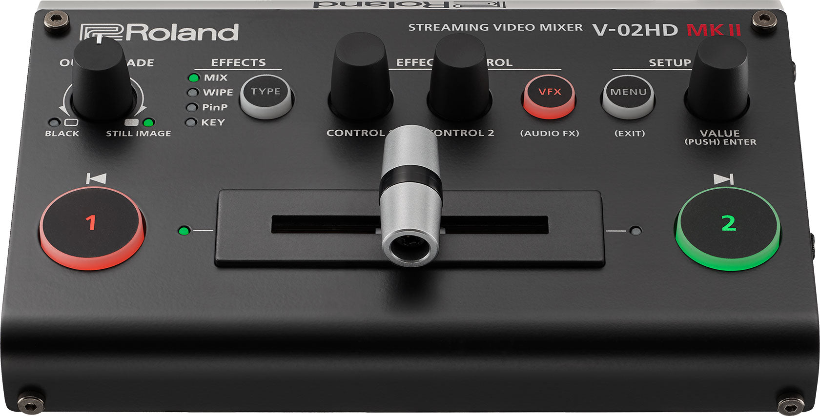 Roland V-02HD MK II Streaming Video Mixer Control Panel