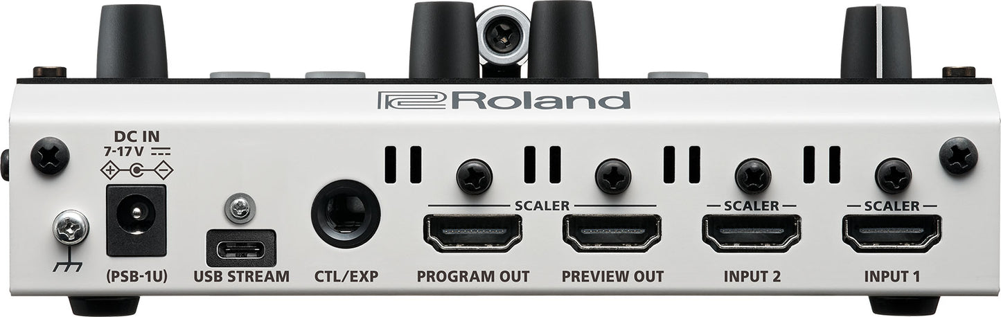 Roland V-02HD MK II Streaming Video Mixer Control Panel Rear