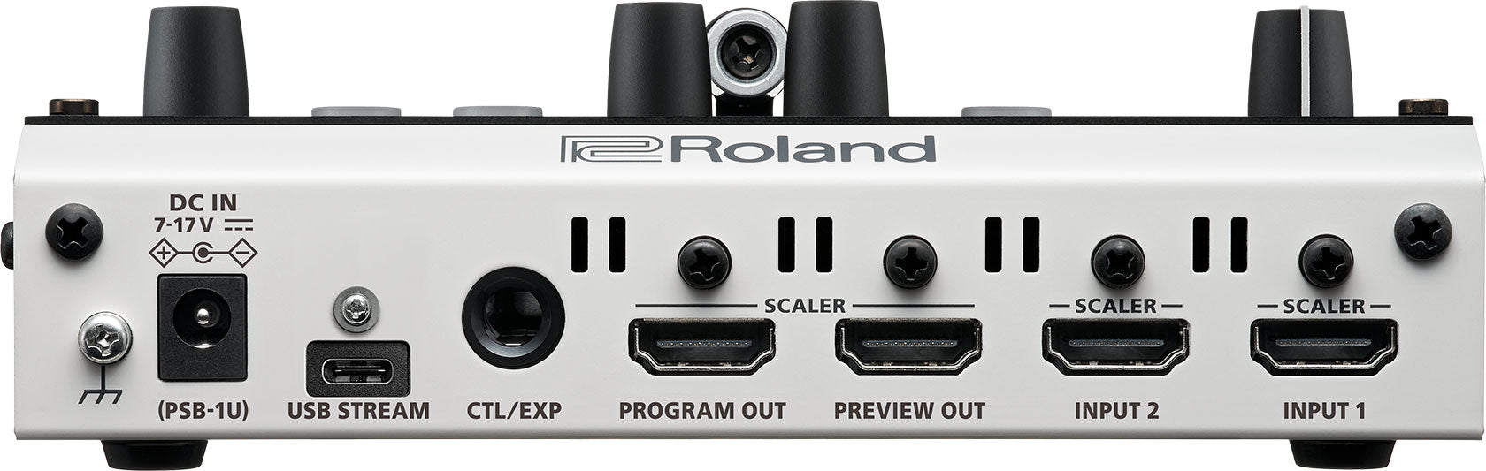 Roland V-02HD MK II Streaming Video Mixer Control Panel Rear