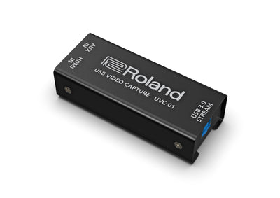 Roland V-02HD STR Video Switcher Web Streaming Bundle with UVC-01 HDMI Encoder