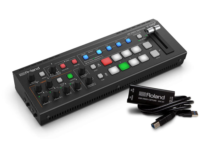 Roland V-1HD+ Switcher + UVC-01 HDMI Encoder