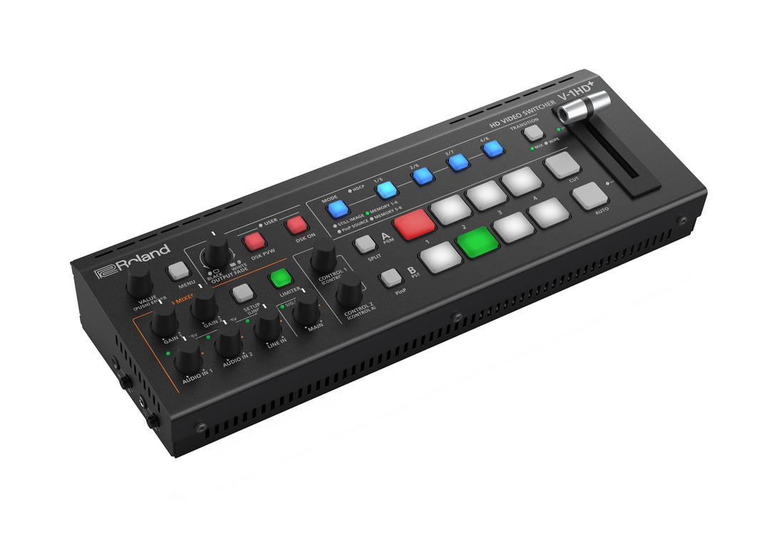 Roland V-1HD+ Switcher + UVC-01 HDMI Encoder