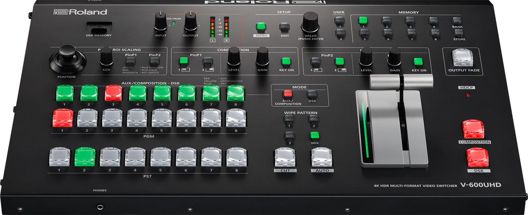 Roland V-600UHD 4K UHD Video Switcher - 8 channel