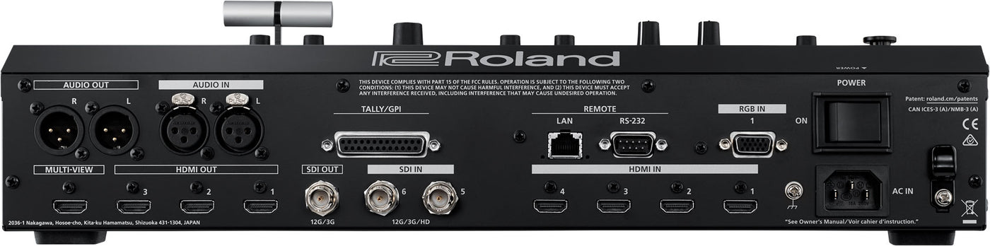 Roland V-600UHD 4K UHD Video Switcher - 8 channel
