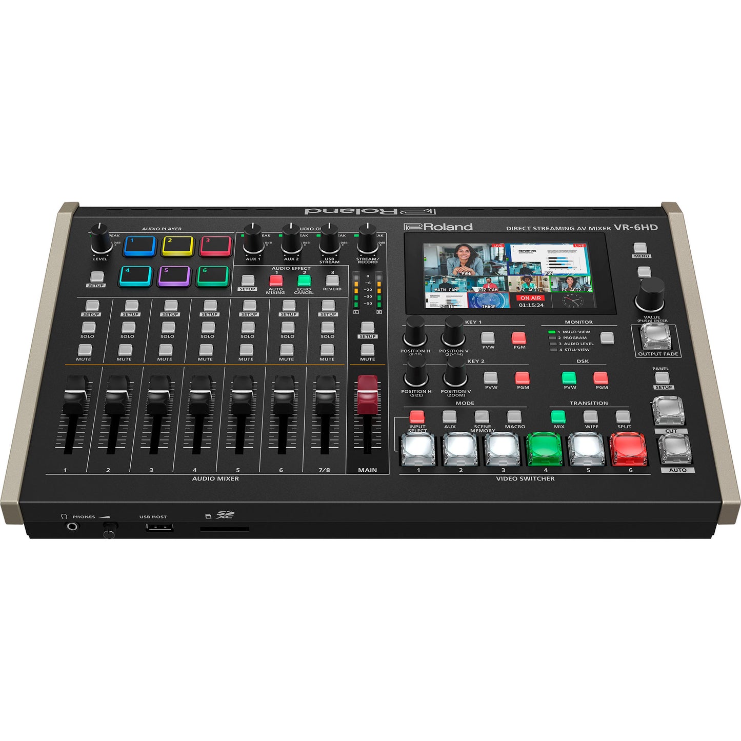 Roland VR-6HD Direct Streaming AV Mixer  