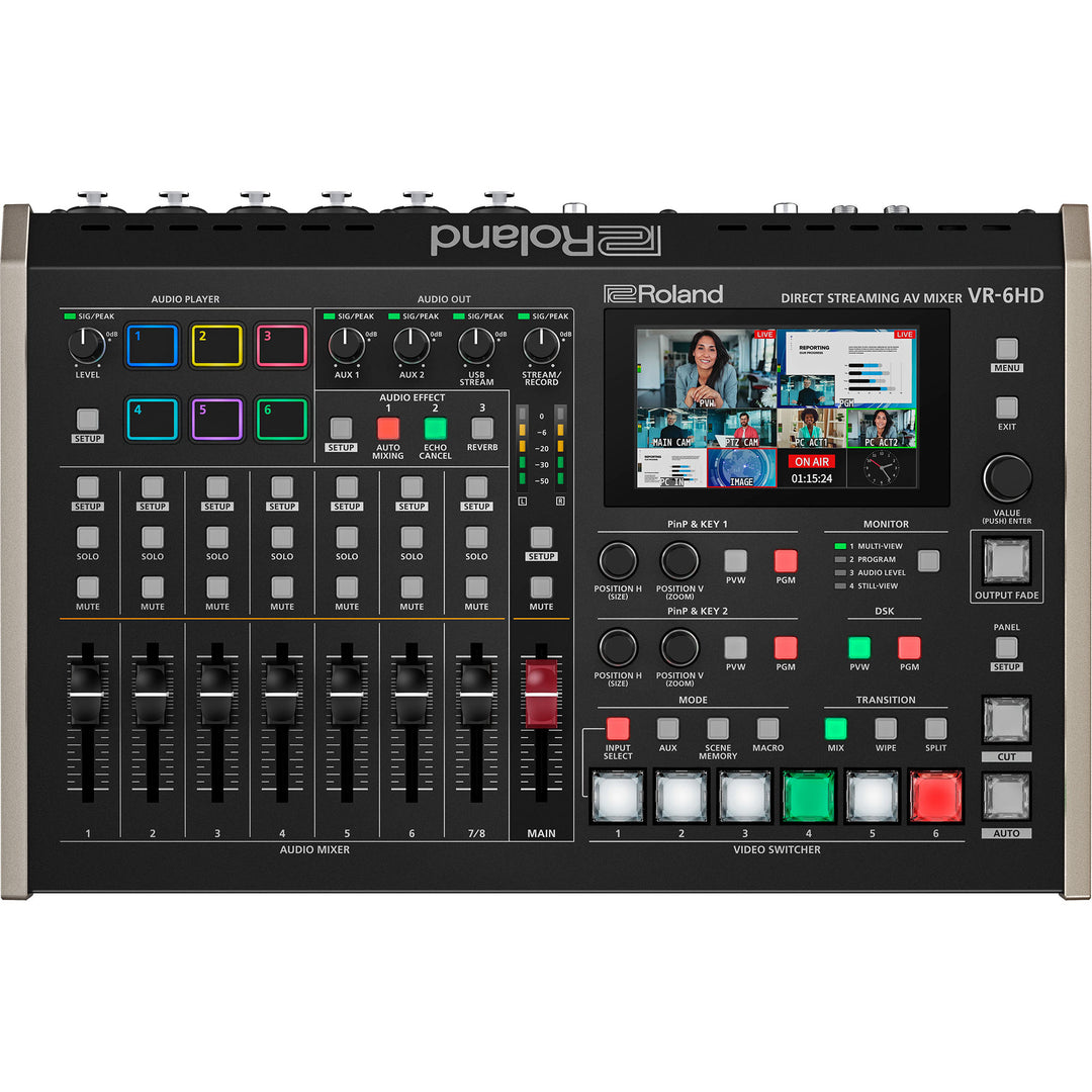 Roland VR-6HD Direct Streaming AV Mixer