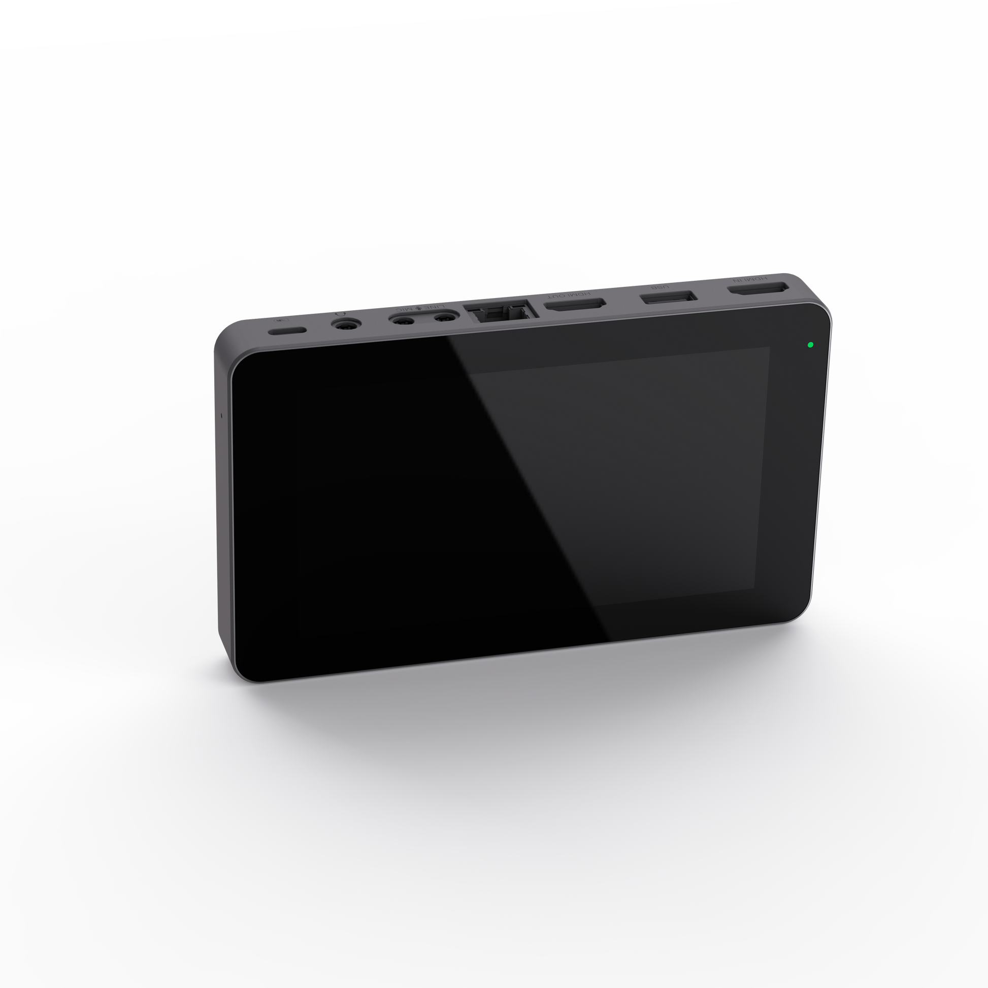 YoloLiv YoloBox Mini Smart, Portable, All-In-One Live Streaming, Encoder, Recorder & Monitor - Corner View