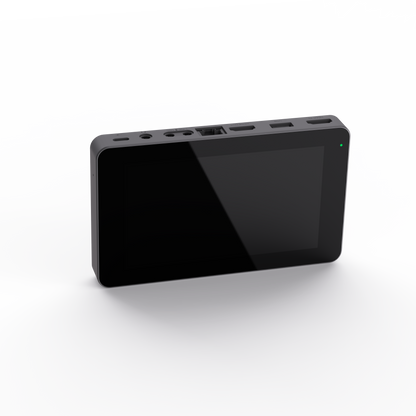 YoloLiv YoloBox Mini Smart, Portable, All-In-One Live Streaming, Encoder, Recorder & Monitor - Corner View