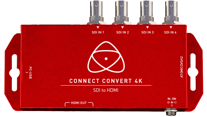 Atomos Connect Convert 4K | SDI to HDMI w Scale/Overlay