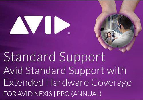 Avid Standard Support for Avid NEXIS | PRO, Software with Extended Hardware Coverage (Annual)