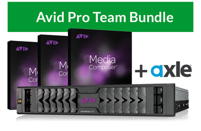 Avid Pro Team Bundle with Avid NEXIS | PRO and 3 Media Composer Licenses