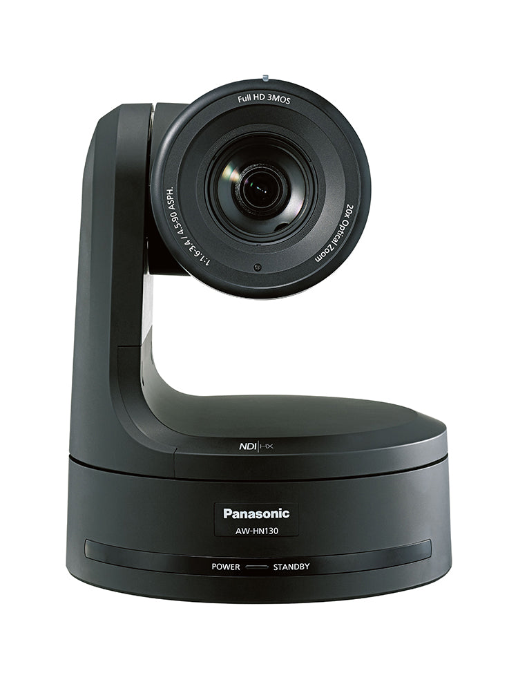 Panasonic AW-HN130 HD Integrated PTZ Camera With NDI|HX (Black)