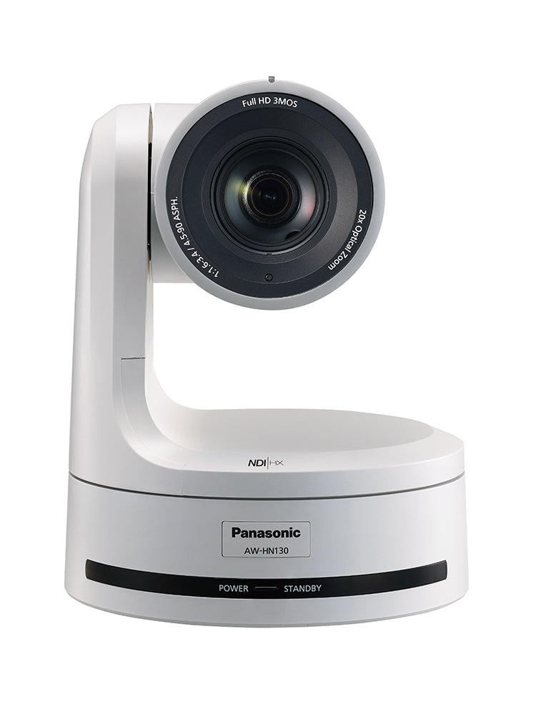 Panasonic AW-HN130 HD Integrated PTZ Camera With NDI|HX (White)