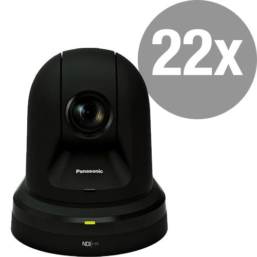 Panasonic 22x Zoom PTZ Camera with HDMI Output and NDI (Black)