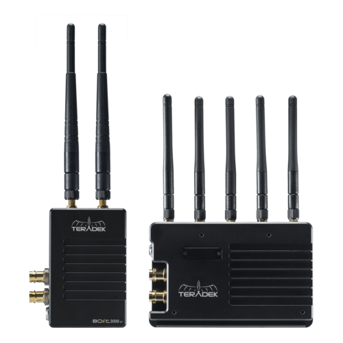 Teradek Bolt XT 3000 SDI/HDMI Wireless TX/RX Deluxe Kit with 2 Receivers (Gold Mount)