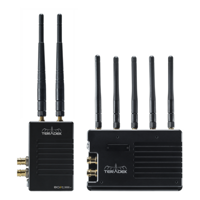 Teradek Bolt XT 3000 SDI/HDMI Wireless TX/RX Deluxe Kit with 2 Receivers (Gold Mount)