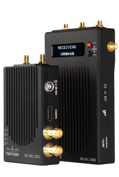 Teradek Bolt 10K 3G-SDI/HDMI Video Transceiver Receiver Deluxe Set (with original Bolt 3000 TX/RX) V-Mount