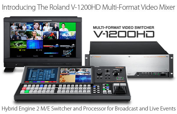 Roland V-1200 HDR Control Surface