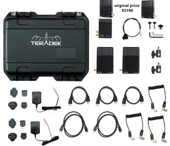 Teradek Bolt 500 SDI/HDMI TX/2RX Deluxe Set + 2x Sidekick II