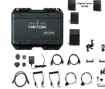 Teradek Bolt 500 SDI/HDMI TX/RX Deluxe Set + 2x Sidekick II