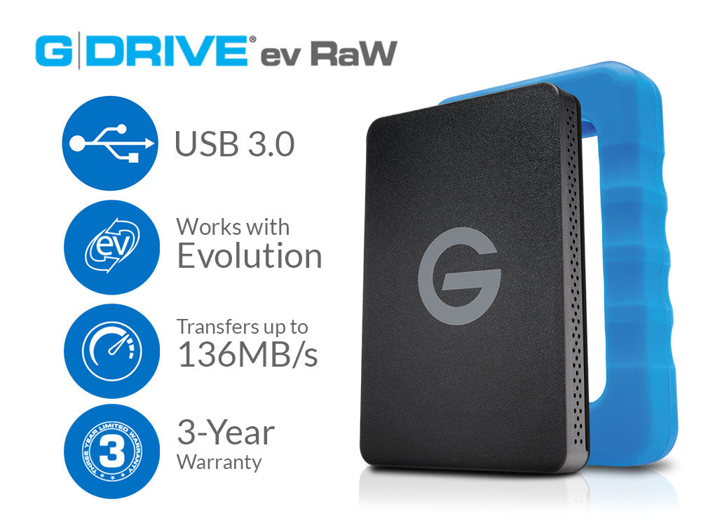 G-Technology G-DRIVE ev RaW 2TB