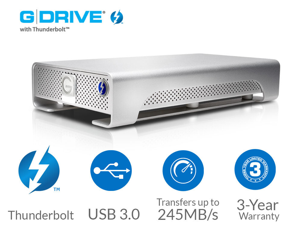 G-Technology G-DRIVE with Thunderbolt and USB 3.0 6TB