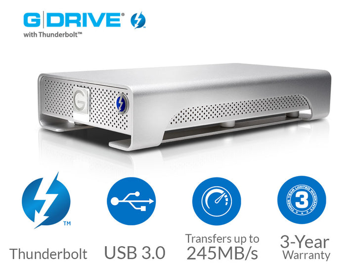 G-Technology G-DRIVE with Thunderbolt and USB 3.0 6TB