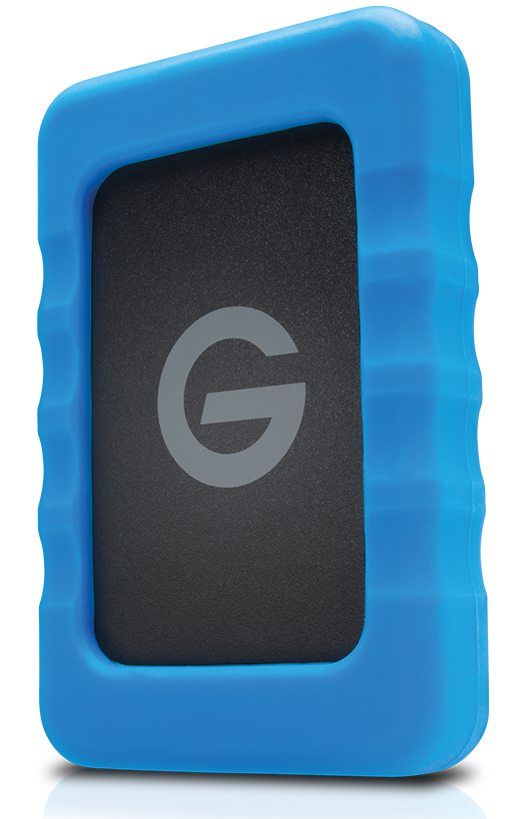 G-Technology G-DRIVE ev RaW SSD with Rugged Bumper 500GB