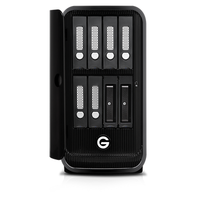 G-Technology G-SPEED STUDIO XL with 2 ev Series Bay Adapters,60TB