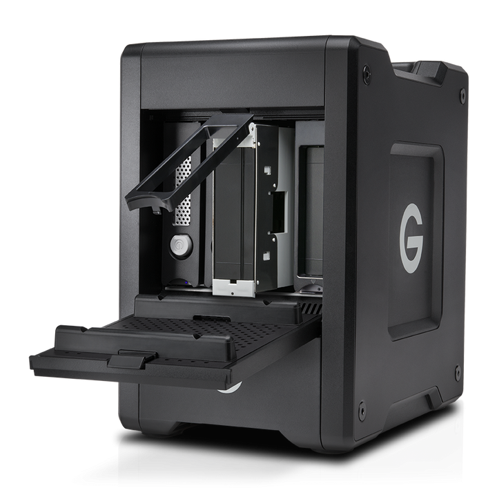 G-Technology G-SPEED Shuttle Thunderbolt 3 Transportable 4-Bay RAID with 2 ev Series Bays 24TB