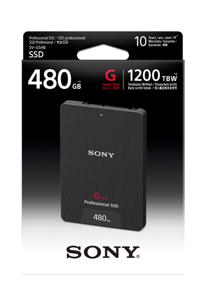 SONY SSD SVGS48 G Series Professional Solid State Drives - 480GB