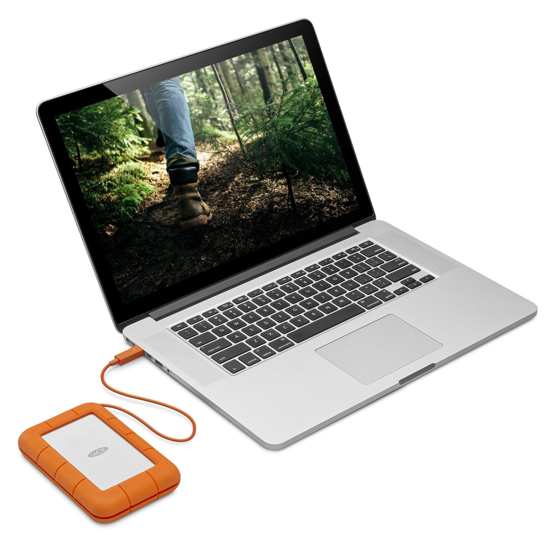 LaCie Rugged USB-C Portable Hard Drive - 4TB