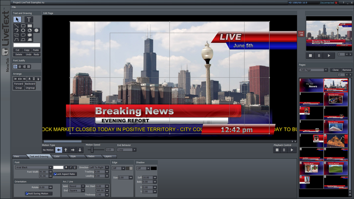 NewTek LiveText