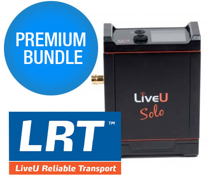 Roland V-1SDI and LiveU Solo Video Encoder with 1 year LRT Virtual Cloud Server